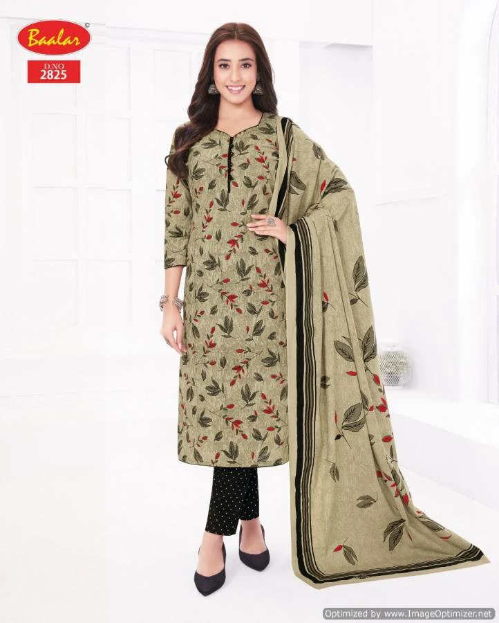 Baalar Zaara Vol 28 Cotton Wholesale Readymade Salwar Suit Catalog — Wholesale Salwar Suits, MPA wholesale from Surat — view 5